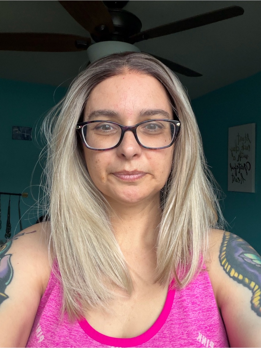 Blonde Rooted Bob